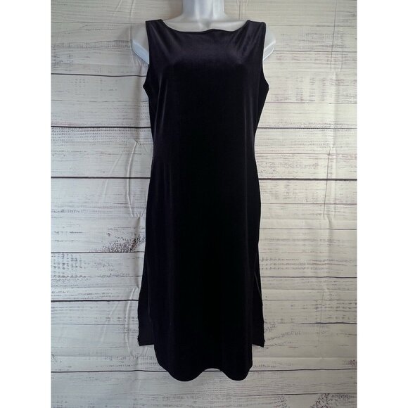 Max Studio Dresses & Skirts - Max Studio Dress Size S Purple Sleeveless Midi Velvet Dress Whimsigoth Fairy